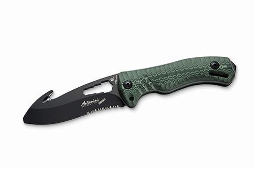 Coltello Professionale da Soccorso a Lama Fissa con Taglia-Cinture